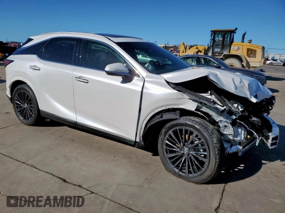 2025 Lexus RX 350 z VIN 2T2BAMBA9SC054114, wystawiony jako Copart lot #47677725 z przebiegiem 1 750 mil mil oraz Czysty tytuł • Clean title. Historia ofert i sprzedaży dostępna na DreamBid. Obrazek 4.