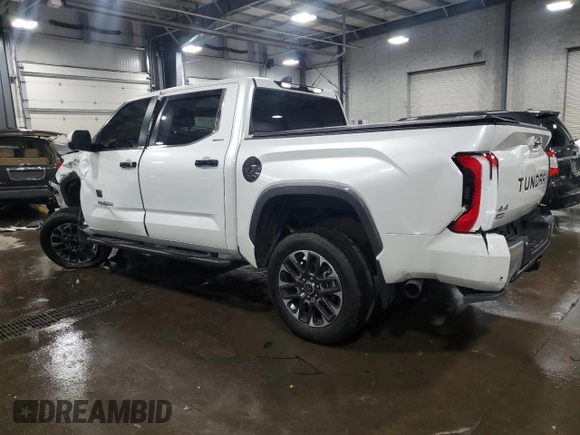 2024 Toyota Tundra Limited z VIN 5TFJA5DB0RX234749, wystawiony jako Copart lot #56183955 z przebiegiem 16 680 mil mil oraz Szkoda całkowita • Salvage title. Historia ofert i sprzedaży dostępna na DreamBid. Obrazek 2.