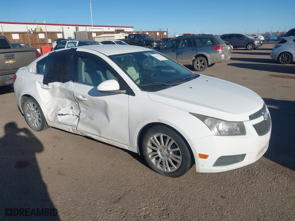 2014 Chevrolet Cruze ECO with VIN 1G1PH5SBXE7459661, listed as a IAAI auction lot 41514578 with 96,574 mi miles. Bid and sale history available at carsss.com. Image 1.