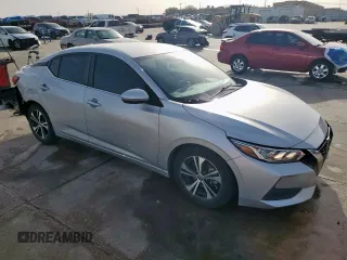 2020 Nissan Sentra SV with VIN 3N1AB8CV8LY226191, listed as a Copart auction lot 48186925 with 84,833 mi miles and Salvage Title. Bid and sale history available at carsss.com. Image 4.