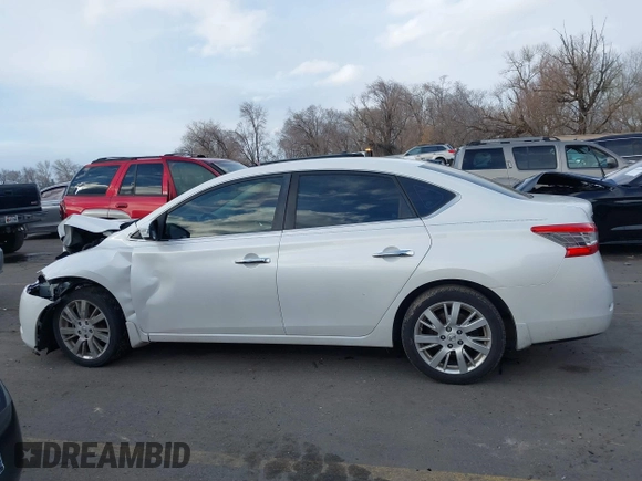 2014 Nissan Sentra S with VIN 3N1AB7APXEL655136, listed as a IAAI auction lot 41597149 with 98,706 mi miles and . Bid and sale history available at DreamBid. Image 14.