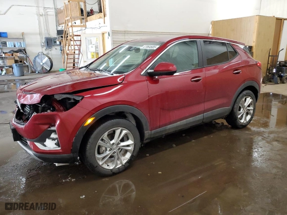2020 Buick Encore GX Preferred with VIN KL4MMCSL6LB078932, listed as a Copart auction lot 47964685 with 38,938 mi miles and Salvage Title. Bid and sale history available at carsss.com. Image 1.