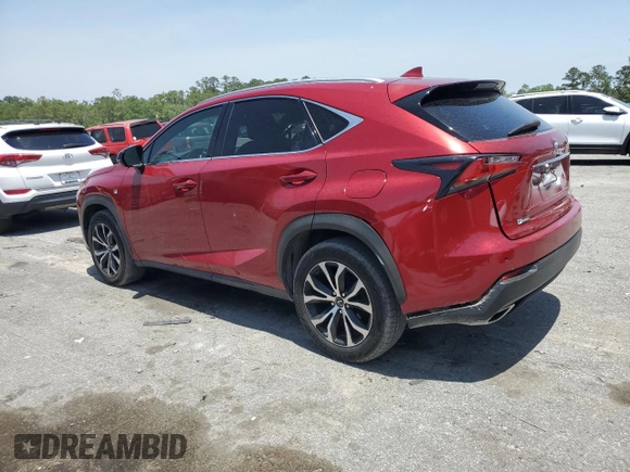2015 Lexus NX 200t with VIN JTJBARBZ2F2021593, listed as a Copart auction lot 56943015 with 128,331 mi miles and Salvage title. Bid and sale history available at DreamBid. Image 2.