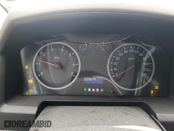 2010 Dodge 1500 SLT with VIN 1D7RV1CP0AS199361, listed as a Copart auction lot 42405435 with 209,644 mi miles and Salvage Title. Bid and sale history available at DreamBid. Image 9.