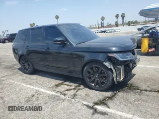 2022 Land Rover Range Rover Westminster with VIN SALGS2SE0NA467815, listed as a Copart auction lot 62197595 with 17,094 mi miles and Salvage title. Bid and sale history available at DreamBid. Image 4.