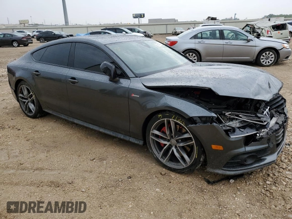 2017 Audi A7 Premium Plus with VIN WAUW3AFC8HN057244, listed as a Copart auction lot 67663093 with 71,283 mi miles. Bid and sale history available at carsss.com. Image 4.
