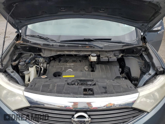 2012 Nissan Quest SL with VIN JN8AE2KPXC9032857, listed as a Copart auction lot 53962625 with 115,093 mi miles and Salvage Title. Bid and sale history available at carsss.com. Image 12.