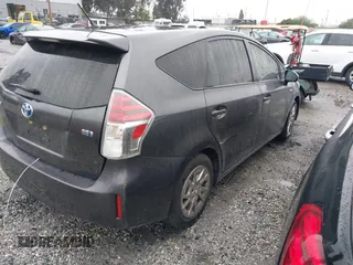 2017 Toyota Prius v Two with VIN JTDZN3EU6HJ069884, listed as a IAAI auction lot 41493416 with 37,716 mi miles. Bid and sale history available at carsss.com. Image 4.