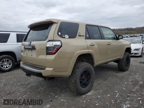 2016 Toyota 4Runner Limited with VIN JTEBU5JR5G5294673, listed as a Copart auction lot 50868695 with 142,527 mi miles and Salvage Title. Bid and sale history available at DreamBid. Image 3.