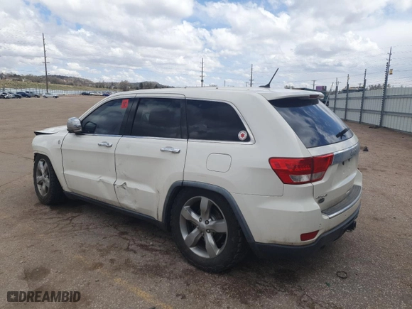 2012 Jeep Grand Cherokee Overland with VIN 1C4RJFCT3CC111903, listed as a Copart auction lot 47680955 with 0 mi miles and Non Repairable. Bid and sale history available at carsss.com. Image 2.
