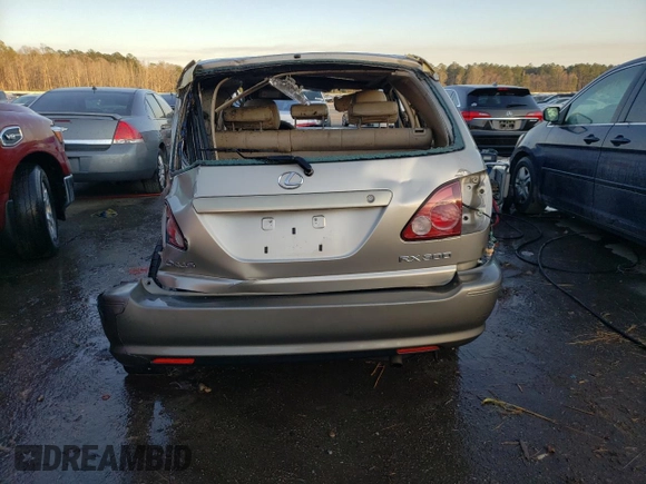 2000 Lexus RX 300 with VIN JT6HF10UXY0140554, listed as a Copart auction lot 44442494 with 262,517 mi miles and Non Repairable. Bid and sale history available at carsss.com. Image 6.