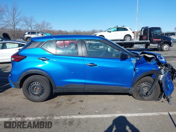 2021 Nissan Kicks S with VIN 3N1CP5BV1ML505393, listed as a IAAI auction lot 41706638 with 22,510 mi miles. Bid and sale history available at carsss.com. Image 13.