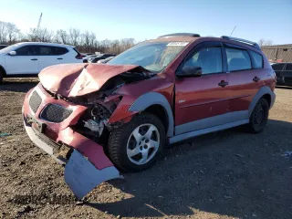 2005 Pontiac Vibe with VIN 5Y2SM63855Z469153, listed as a Copart auction lot 88045755 with 168,555 mi miles and Salvage Title. Bid and sale history available at carsss.com. Image 1.