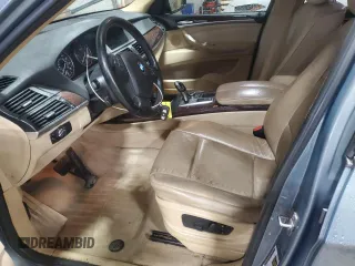 2010 BMW X5 35d with VIN 5UXFF0C54ALT77574, listed as a Copart auction lot 52108425 with 186,766 mi miles and Salvage Title. Bid and sale history available at carsss.com. Image 7.