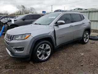 2019 Jeep Compass Limited with VIN 3C4NJCCB6KT659868, listed as a Copart auction lot 80704144 with 84,013 mi miles and Salvage title. Bid and sale history available at DreamBid. Image 1.