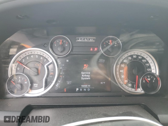 2013 Ram 1500 Big Horn z VIN 1C6RR7GT8DS637046, wystawiony jako Copart lot #59139655 z przebiegiem 192 569 mil mil oraz Czysty tytuł • Clean title. Historia ofert i sprzedaży dostępna na DreamBid. Obrazek 9.