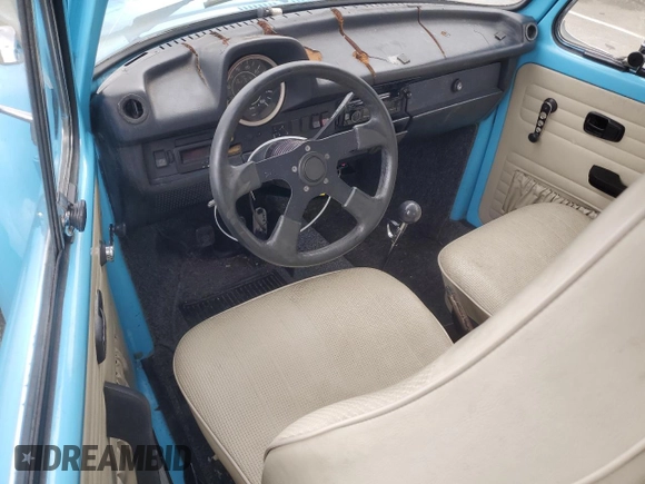 1973 Volkswagen Beetle with VIN 1332519606, listed as a Copart auction lot 50725285 with 45,149 mi miles and Salvage Title. Bid and sale history available at DreamBid. Image 8.