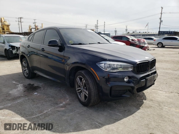 2017 BMW X6 xDrive35i with VIN 5UXKU2C3XH0U30319, listed as a Copart auction lot 47157223 with 64,116 mi miles. Bid and sale history available at carsss.com. Image 4.
