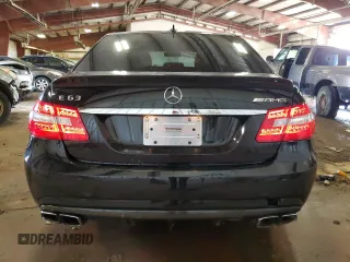2010 Mercedes-Benz E 63 AMG with VIN WDDHF7HB3AA154977, listed as a Copart auction lot 65630454 with 118,969 mi miles and Salvage title. Bid and sale history available at DreamBid. Image 6.
