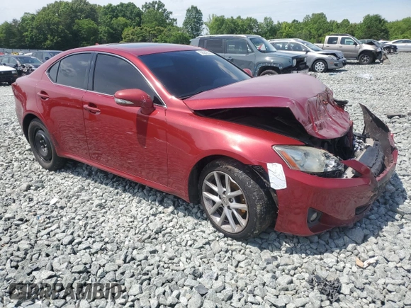 2011 Lexus IS 250 with VIN JTHCF5C20B5048141, listed as a Copart auction lot 56242515 with Not provided miles and Salvage title. Bid and sale history available at DreamBid. Image 4.