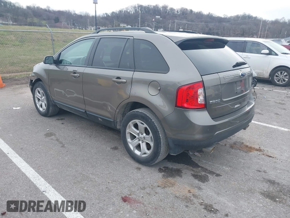 2013 Ford Edge SEL with VIN 2FMDK3JC8DBC81468, listed as a IAAI auction lot 41233506 with 206,107 mi miles. Bid and sale history available at carsss.com. Image 3.