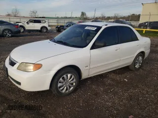 2001 Mazda Protege DX with VIN JM1BJ222410441812, listed as a Copart auction lot 88330565 with 169,447 mi miles and Salvage Title. Bid and sale history available at DreamBid. Image 1.