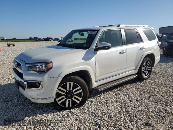 2014 Toyota 4Runner Limited with VIN JTEBU5JR1E5199895, listed as a Copart auction lot 52140835 with 62,976 mi miles and Salvage Title. Bid and sale history available at carsss.com. Image 1.