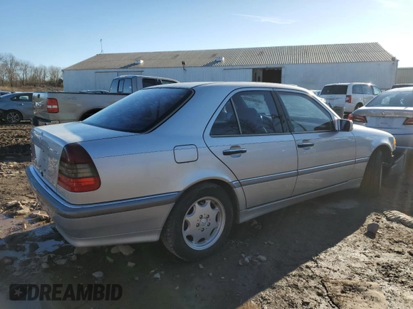 1999 Mercedes-Benz C 230/260/280/320 with VIN WDBHA24GXXA801766, listed as a Copart auction lot 42982255 with 146,774 mi miles and Salvage Title. Bid and sale history available at carsss.com. Image 3.