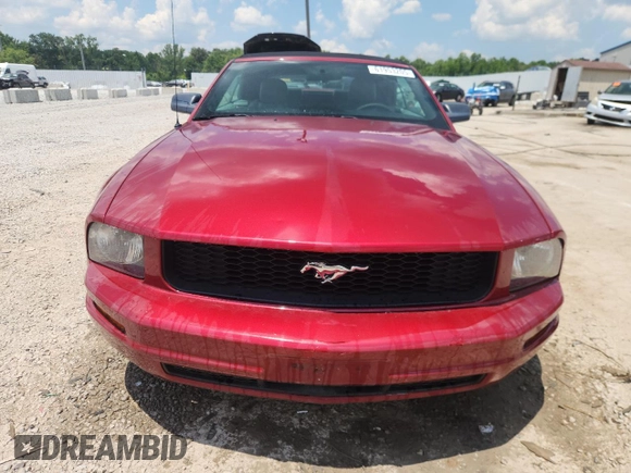 2005 Ford Mustang Deluxe with VIN 1ZVFT84N455187062, listed as a Copart auction lot 61953205 with 112,238 mi miles and Non repairable. Bid and sale history available at DreamBid. Image 5.