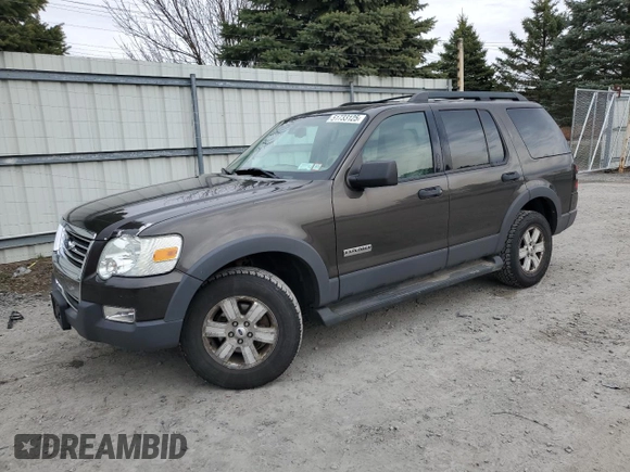 2006 Ford Explorer XLT with VIN 1FMEU73EX6ZA26471, listed as a Copart auction lot 51733125 with 134,396 mi miles and Salvage Title. Bid and sale history available at DreamBid. Image 1.