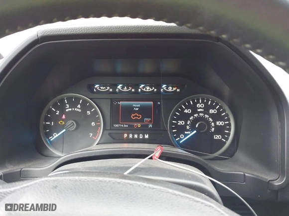 2018 Ford F-150 XL with VIN 1FTEW1EG1JKF75729, listed as a IAAI auction lot 41532591 with 105,714 mi miles. Bid and sale history available at carsss.com. Image 7.