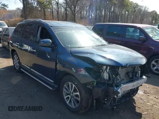 2013 Nissan Pathfinder SL with VIN 5N1AR2MM3DC652923, listed as a IAAI auction lot 41749099 with 91,492 mi miles and . Bid and sale history available at DreamBid. Image 6.