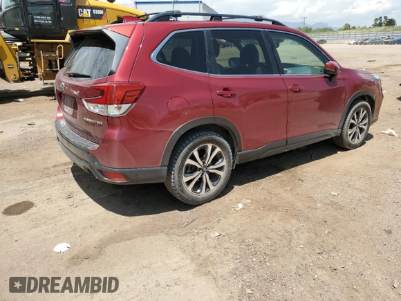 2019 Subaru Forester Limited with VIN JF2SKAUC7KH470707, listed as a Copart auction lot 62237045 with 106,020 mi miles and Clean title. Bid and sale history available at DreamBid. Image 3.