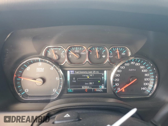2020 Chevrolet Tahoe LT z VIN 1GNSCBKC2LR129240, wystawiony jako Copart lot #49374985 z przebiegiem 92 864 mil mil oraz Szkoda całkowita • Salvage title. Historia ofert i sprzedaży dostępna na DreamBid. Obrazek 9.