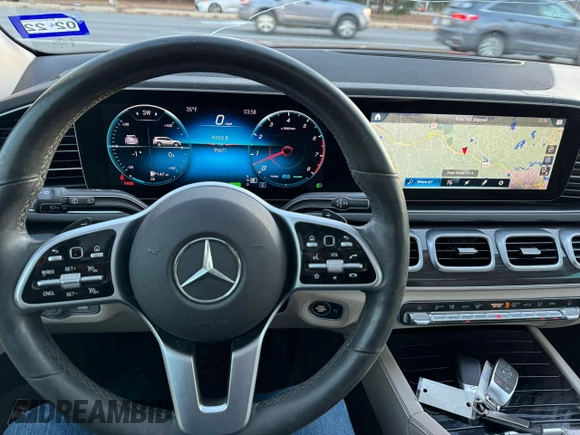 2020 Mercedes-Benz GLS with VIN 4JGFF5KE0LA192187, listed as a Copart auction lot 82280613 with 95,671 mi miles. Bid and sale history available at carsss.com. Image 7.