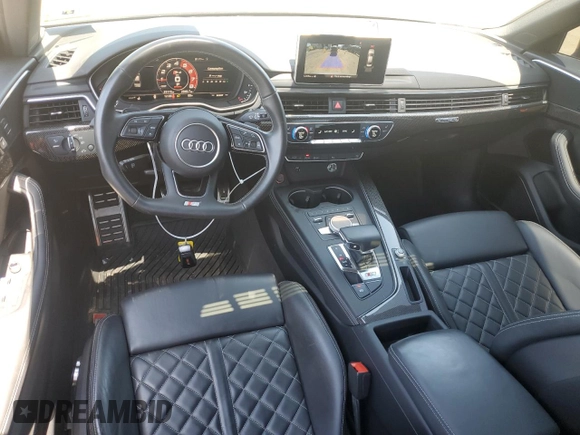 2019 Audi S4 Premium Plus with VIN WAUB4AF45KA082007, listed as a Copart auction lot 55275724 with 25,115 mi miles and Salvage Title. Bid and sale history available at carsss.com. Image 8.