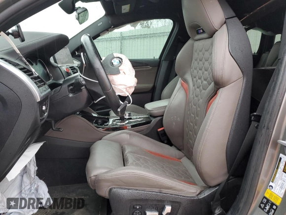 2020 BMW X4 M z VIN 5YMUJ0C00LLA99541, wystawiony jako Copart lot #69965383 z przebiegiem Nie podano mil oraz . Historia ofert i sprzedaży dostępna na DreamBid. Obrazek 7.