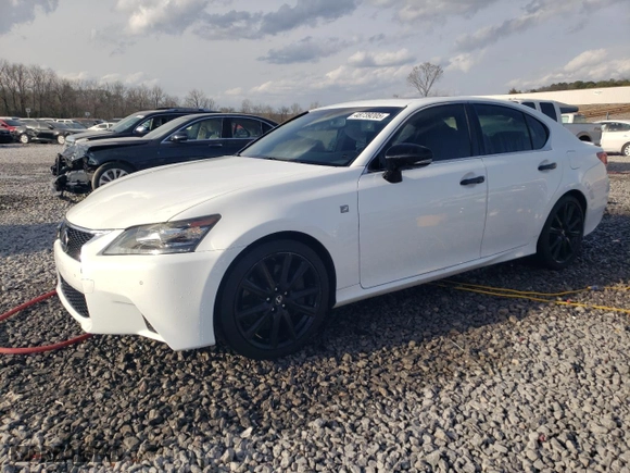 2015 Lexus GS 350 with VIN JTHBE1BL2FA001885, listed as a Copart auction lot 48739205 with 102,287 mi miles and Salvage Title. Bid and sale history available at carsss.com. Image 1.