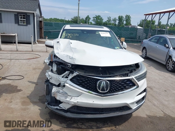 2020 Acura RDX Technology with VIN 5J8TC1H53LL011752, listed as a IAAI auction lot 42365331 with 43,039 mi miles and . Bid and sale history available at DreamBid. Image 12.