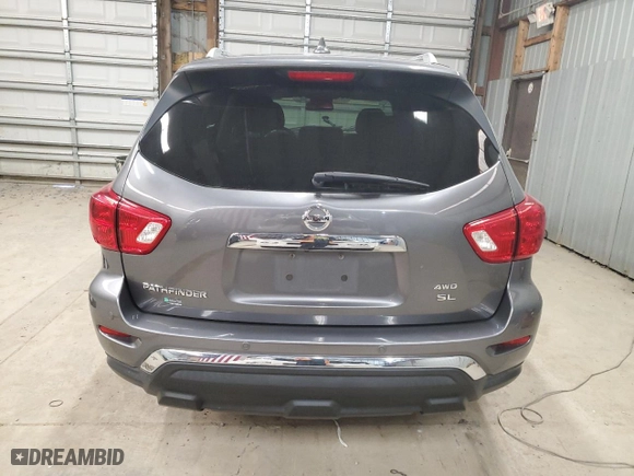 2019 Nissan Pathfinder S with VIN 5N1DR2MM0KC634972, listed as a Copart auction lot 51010305 with NaN miles and Clean Title. Bid and sale history available at carsss.com. Image 6.