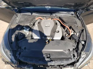 2014 Infiniti Q50 Hybrid Sport with VIN JN1AV7AR5EM700580, listed as a Copart auction lot 42575395 with 152,518 mi miles and Salvage Title. Bid and sale history available at carsss.com. Image 13.