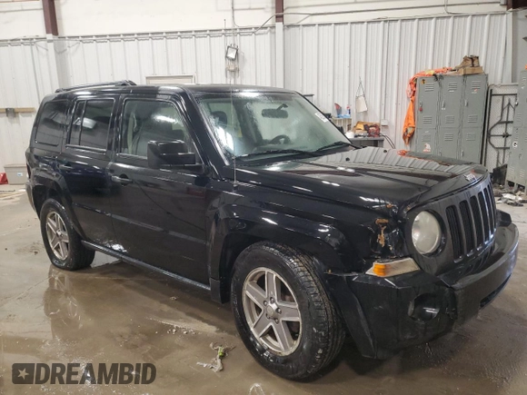 2007 Jeep Patriot Sport with VIN 1J8FF28W67D345719, listed as a Copart auction lot 42592055 with 118,277 mi miles and Salvage Title. Bid and sale history available at DreamBid. Image 4.