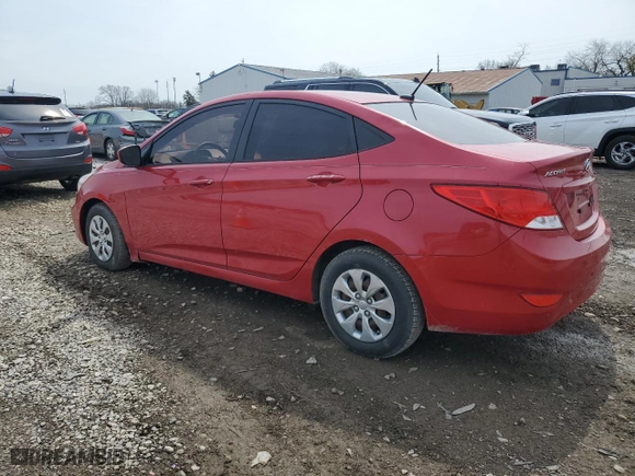 2016 Hyundai Accent SE with VIN KMHCT4AE1GU119731, listed as a Copart auction lot 51722935 with 99,473 mi miles and Clean Title. Bid and sale history available at carsss.com. Image 2.