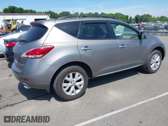 2012 Nissan Murano SV with VIN JN8AZ1MW2CW207414, listed as a IAAI auction lot 42187518 with 171,205 mi miles and . Bid and sale history available at carsss.com. Image 4.