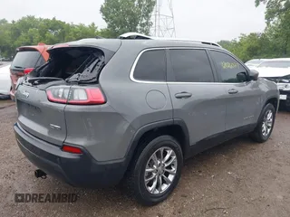 2021 Jeep Cherokee Latitude Plus with VIN 1C4PJMLB4MD101492, listed as a IAAI auction lot 42426027 with 22,856 mi miles and . Bid and sale history available at DreamBid. Image 4.