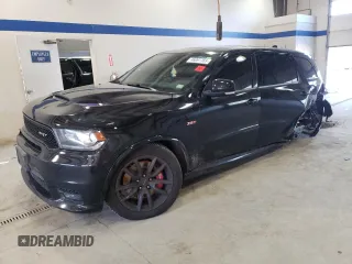2018 Dodge Durango SRT with VIN 1C4SDJGJ2JC153979, listed as a Copart auction lot 46061365 with 120,375 mi miles and Salvage title. Bid and sale history available at DreamBid. Image 1.