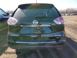 2014 Nissan Rogue SL with VIN 5N1AT2MV8EC777055, listed as a Copart auction lot 49099435 with 104,762 mi miles and Salvage Title. Bid and sale history available at carsss.com. Image 6.