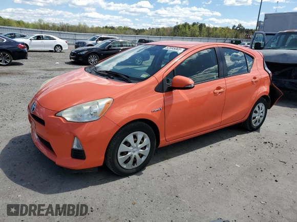 2012 Toyota Prius c One with VIN JTDKDTB35C1030051, listed as a Copart auction lot 52895065 with 94,529 mi miles and Salvage Title. Bid and sale history available at carsss.com. Image 1.