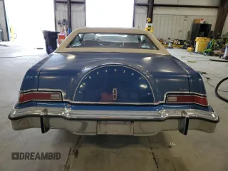 1976 Lincoln Continental with VIN 0000006Y89A895848, listed as a Copart auction lot 45959455 with 33,426 mi miles and Clean Title. Bid and sale history available at DreamBid. Image 6.