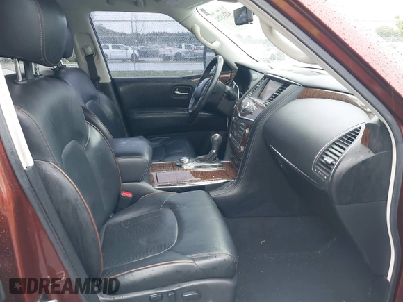 2018 Nissan Armada Platinum with VIN JN8AY2NE6J9731093, listed as a IAAI auction lot 42313252 with 125,617 mi miles and . Bid and sale history available at DreamBid. Image 5.